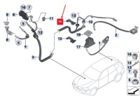 Купити Bmw x3 f25 кронштейн трубка b 61139281699 9281699, фото thumb