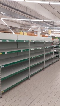 ПОЛКА ДЛЯ МАГАЗИНА ПОЛКА ДЛЯ МАГАЗИНА, настенная, двусторонняя гондола, складская