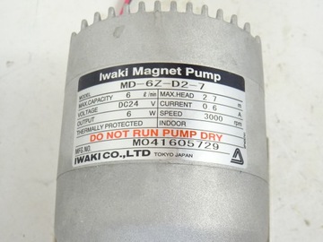 Двигатель Iwaki MD-6Z-D2-7 24 В постоянного тока
