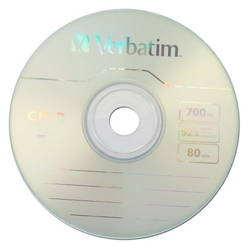 CD Verbatim CD-R 700 МБ 10 шт. в мягкой упаковке.