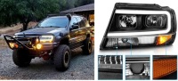 фото thumb №12, Фари лампи kpl трубка led neon чорний тюнінг jeep grand cherokee wj 99-