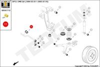 фото thumb №14, Резиновый элемент стабилизатора. isuzu amigo 1989-02-01 - 2000-12-31