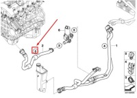 Bmw x3 e83 суппорт шланг охлаждение 17123428483 3428483 Цена, фото thumb