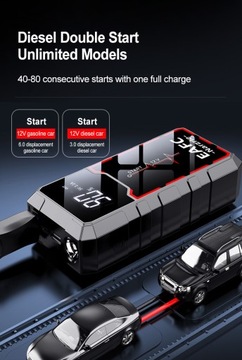 BOOSTER JUMP STARTER 28000MAH АВТОМОБИЛЬНЫЙ АВАРИЙНЫЙ ЗАПУСК И POWERBANK