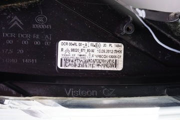 фото thumb №16, Лампа передня права citroen ds5 9802087180