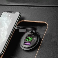 фото thumb №6, Зарядное устройство usb qc3.0 разъём прикуривателя кнопка