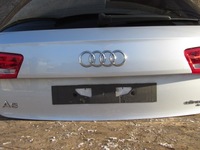 фото thumb №6, Audi a6 c7 allroad 2013r крышка багажника задняя багажника лак lx7w комплектная w цвет