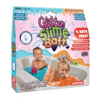 Порошок для смены воды Slime Baff Glitter розовый