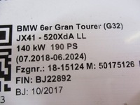 фото thumb №11, Бампер задня задній bmw 6 g32 gran tourer 4x pdc