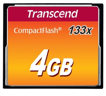 Karta pamięci Transcend 133x Compact Flash 4 GB
