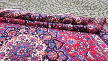 ПЕРСИДСКИЙ КОВЕР С СЕТКОЙ ПОДПИСЬЮ R.WOVEN IRAN 260/360