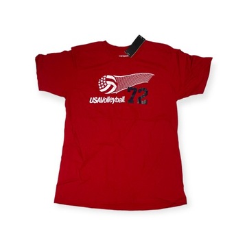 Koszulka męska czerwona Adidas USA Volleyball 72 L
