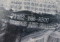 фото thumb №13, Спойлер dół бампер перед honda civic x hb 2017 -