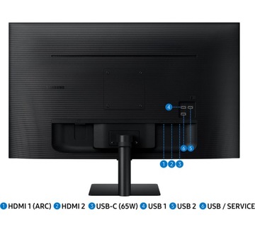 МОНИТОР SMART SAMSUNG LS32BM700 32 дюйма HDR Wi-Fi USB-C