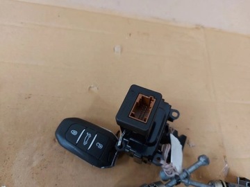 фото thumb №6, Citroen c4 picasso 2 ii замок зажигания ключ 2 вкладыши замка набор комплект 980