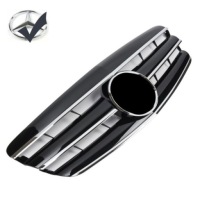 фото thumb №1, Решітка радіатора mercedes w221 s 05-09 black хром amg cl