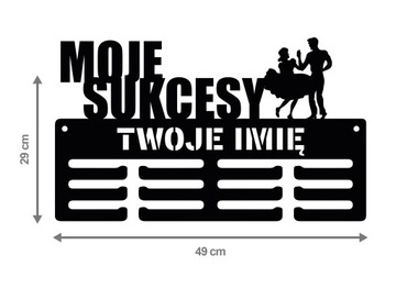 Wieszak na medale z imieniem MOJE SUKCESY 257.1