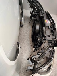 фото thumb №7, Mercedes w212 lift amg kompletny перед капот крила pas радіатор 149