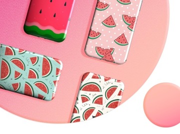 ETUI DO SAMSUNG GALAXY M21 WZORY ARBUZ Z ARBUZEM MELON OBUDOWA POKROWIEC