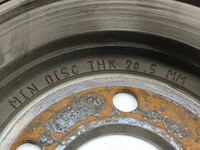 фото thumb №8, Dodge charger 2017 комплект диск тормоза заднего