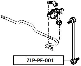 фото thumb №3, Соединитель стабилизатора перед citroen c5 i универсал -04