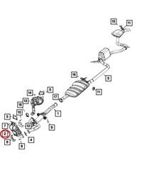 фото thumb №5, Chrysler pacifica каталізатор передній 2017 - 2021