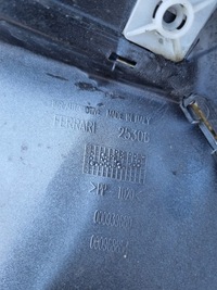 фото thumb №9, Ferrari roma f169 бампер оригінал переднє перед білий pdc знак емблема