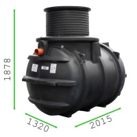 KINGSPAN BioAir 1 Бытовая станция биологической очистки сточных вод для 4 человек