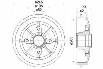 фото thumb №2, Textar барабаны тормозные citroen зад c2 c3 textar