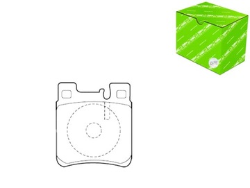 фото thumb №1, Тормозные колодки тормозные mercedes w140 s-klasa 91-98 зад valeo