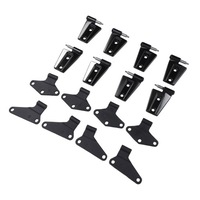 фото thumb №10, 16pcs 4 -дверные набор петля петля с болтами 55395392ae black vb