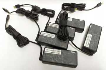 Oryginałny zasilacz Lenovo 20V, 3,25A, 65W prostokąt