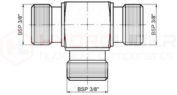ТРОЙНИК BBB 3X G3/8