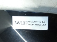 Капот кришка перед передня двигуна seat leon 3 5f 3d / 5d срібляста lz9y Ціна, фото thumb