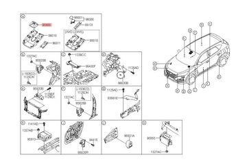 фото thumb №2, Камера ассистент ремня перед hyundai tucson 3