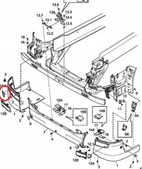 фото thumb №3, Заглушка бампера правая хром scania s / r 17-
