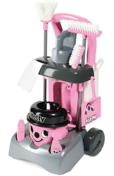 ZESTAW ODKURZACZ HETTY WÓZEK DO SPRZĄTANIA MOP WIADERKO WÓZEK CASDON