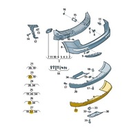 фото thumb №4, Спойлер накладка заднего бампера audi q5 aso оригинал новая