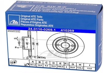 фото thumb №1, Диски тормозные зад do mazda 323 f vi 1.4 1.6 1.9