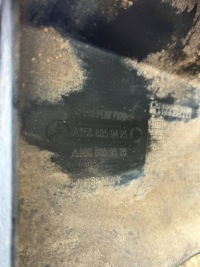 Mercedes ml gle w166 молдинг накладка бампера заднього накладка-спойлер задній a1668859425 Зі Шроту, фото thumb