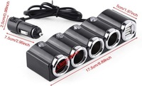 фото thumb №6, Прикурювач автомобільна, dc 12 v/24 v usb 4-dro?ny розподільник роз'єм