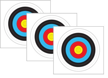 ŁUK DREWNIANY 115cm KOŁCZAN 10 STRZAŁ TARCZE CZERW