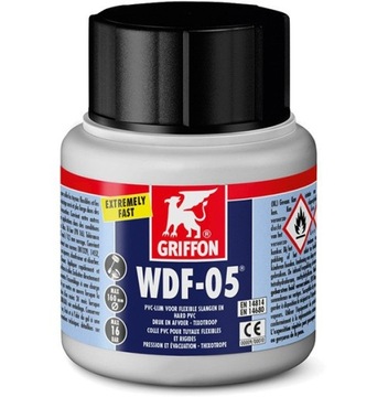 Griffon WDF-05 500г Клей с кисточкой для пластика