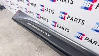 фото thumb №7, Bmw f30 f31 молдинг накладка порогова права м-пакет b39 мінерально-сірий