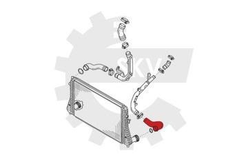 фото thumb №9, Шланг турбины audi vw 2.0 tdi 1k0145832n