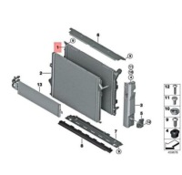 фото thumb №9, Радіатор рідини охолоджуючої bmw 2 cabrio f23 17118482622 оригінальна