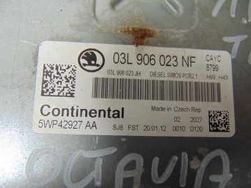 фото thumb №6, Компьютер блок управления двигателя skoda octavia ii 1.6tdi