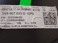 фото thumb №9, Обшивка обивка дверь левый задняя canton кожа skoda superb 3 iii 19r kombi