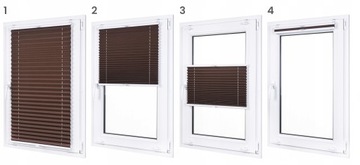ПЛИССИРОВАННЫЕ НЕИНВАЗИВНЫЕ РУЛОННЫЕ ШТОРЫ ПЛИССИС 132 x 140 см