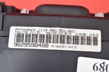 фото thumb №8, Спидометр приборы 9629598480 peugeot 607 2.0 hdi 109 km 99-10